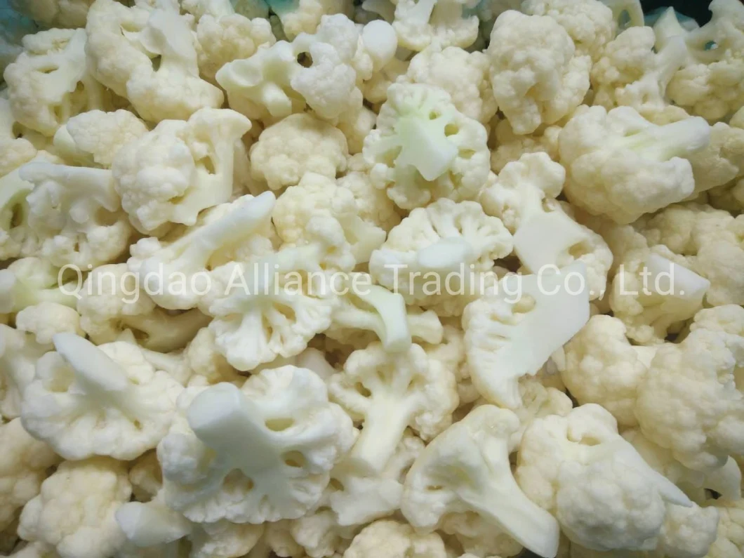 Wholsale Bulk Price Frozen Cauliflower IQF Organic White Cauliflower with Bulk/Retail Price